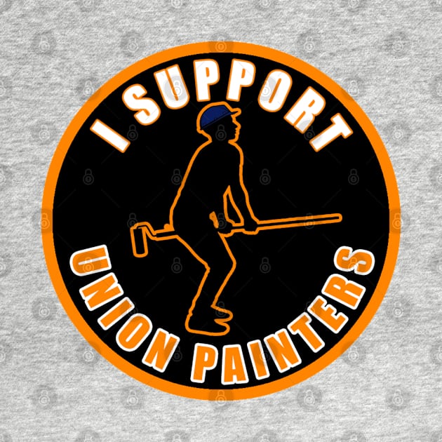 I support union painters by  The best hard hat stickers 